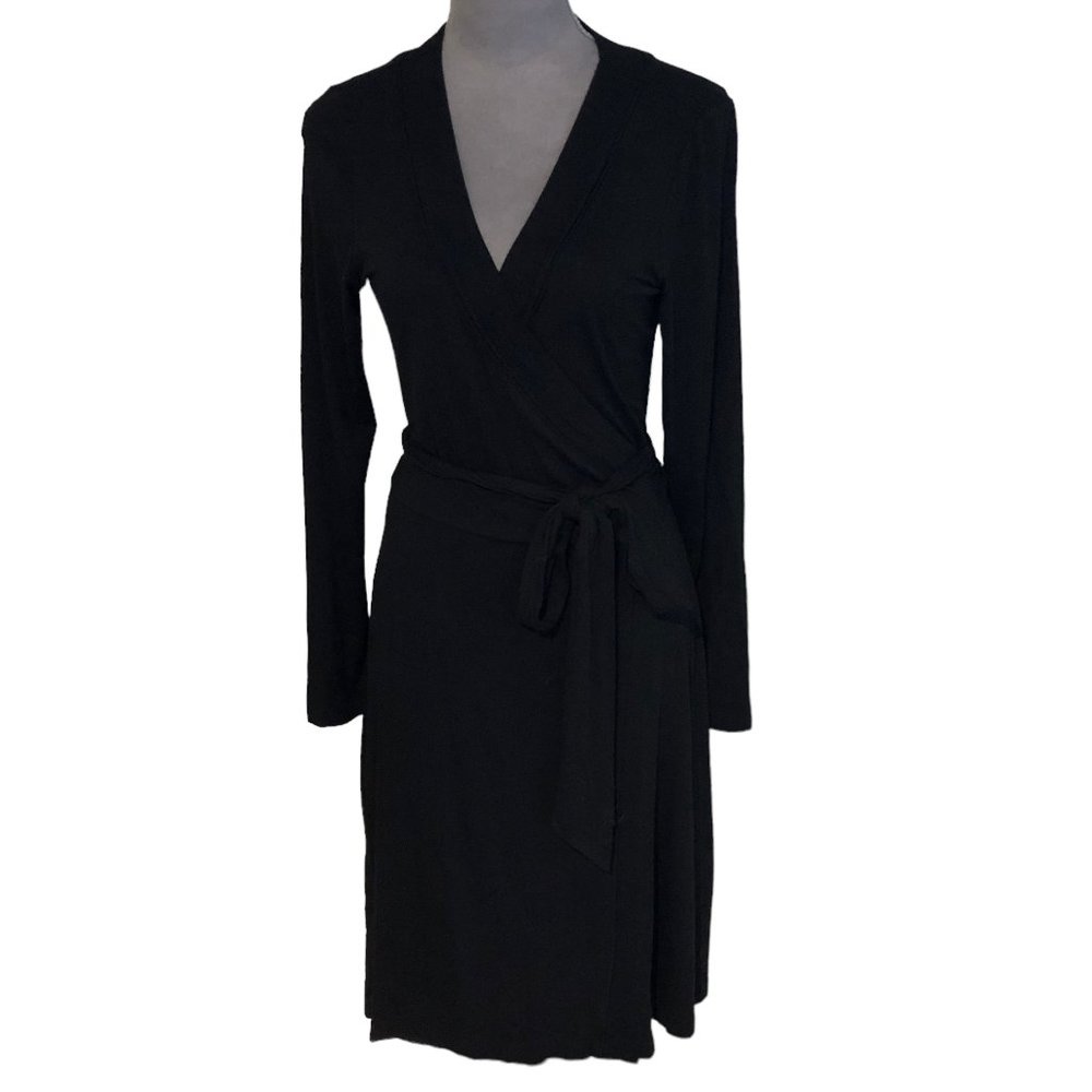 Banana Republic Black Wrap Dress